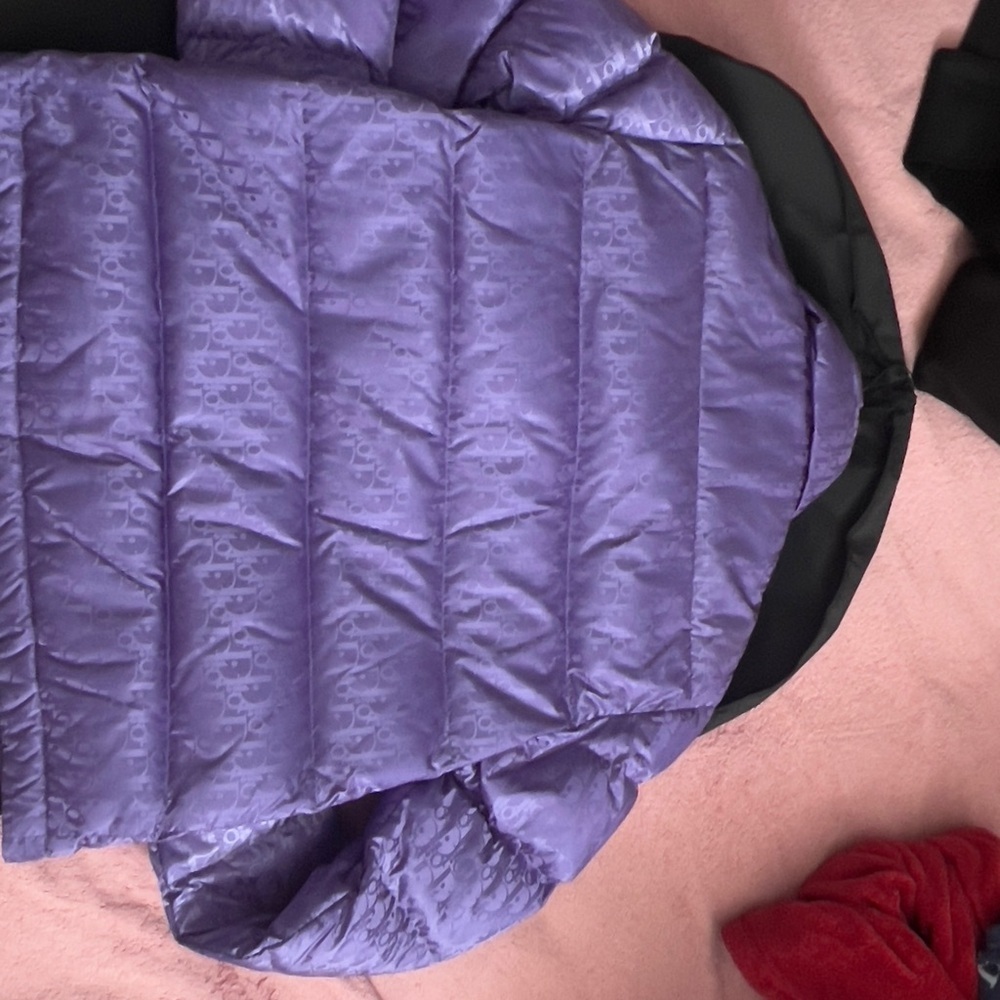 Dior Oblique Purple Puffer Jacket - Picture 7 of 10